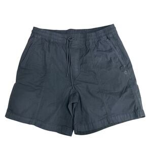 New American Eagle Mens Medium Gray Elastic Drawstring Waist Trekker Shorts